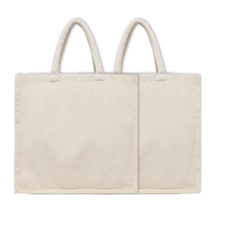 BYFT011807 BYFT 8 Oz Cotton Canvas Tote Bag With Gusset Natural Canvas Set of 2 A.webp
