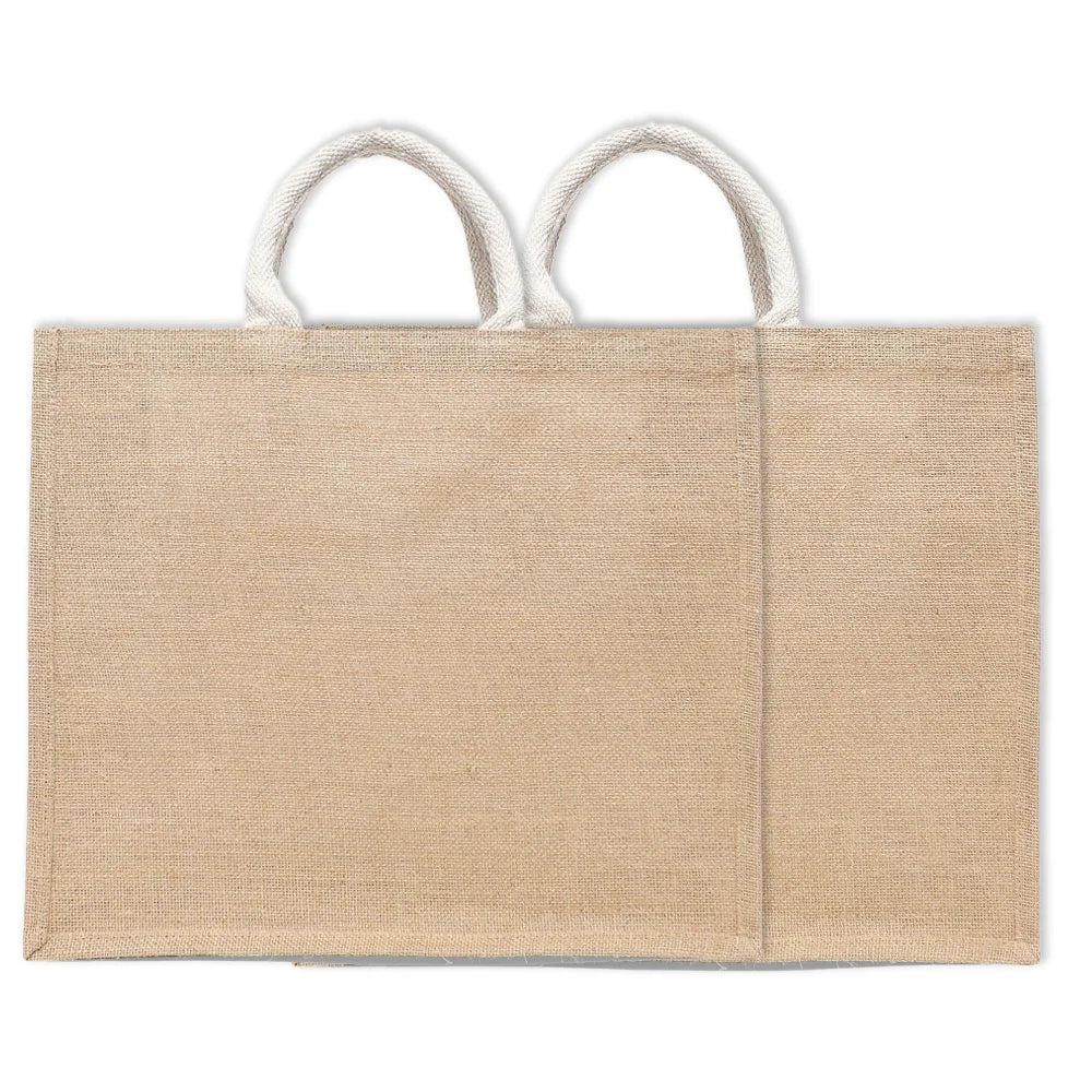byft laminated jute tote bags with gusset natural reusable eco friendly shopping bag jttbts145176