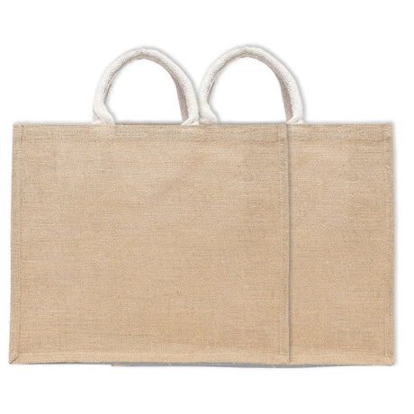 byft laminated jute tote bags with gusset natural reusable eco friendly shopping bag jttbts145176
