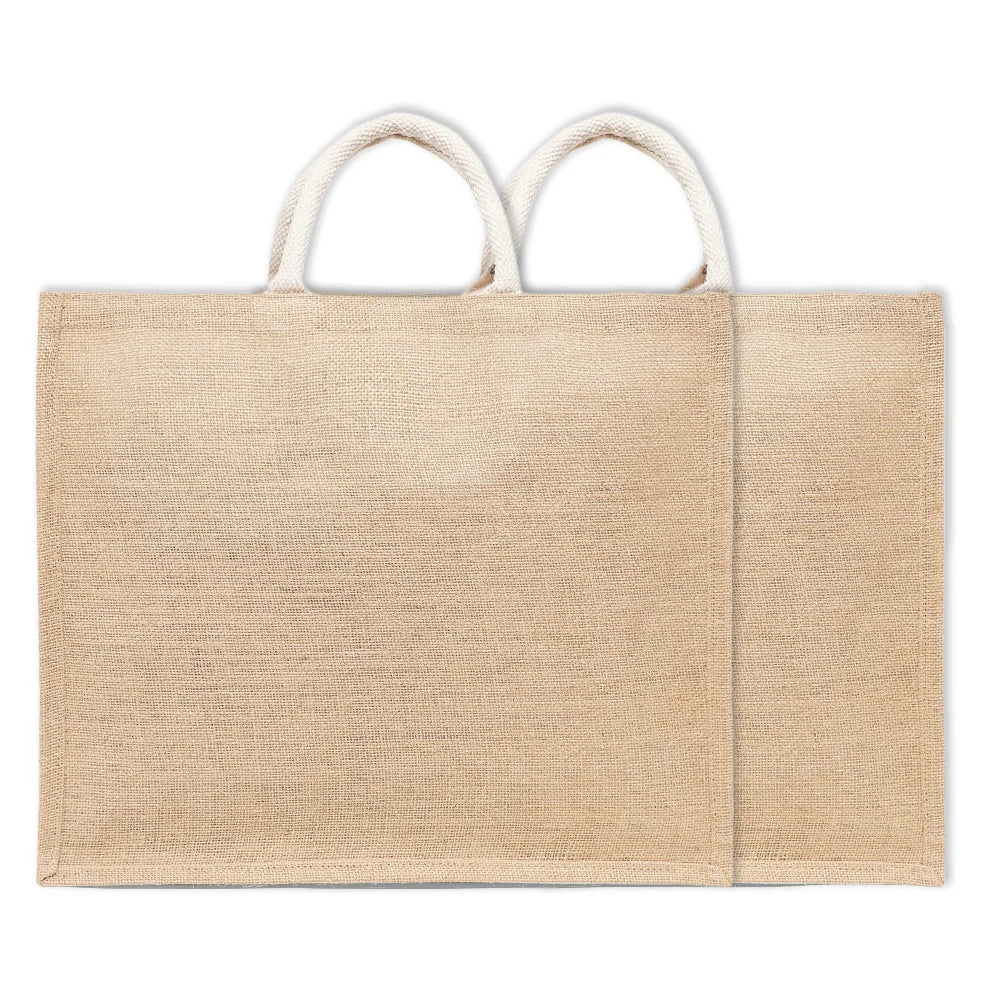 byft laminated jute tote bags with gusset natural reusable eco friendly shopping bag jttbts145176