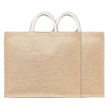 byft laminated jute tote bags with gusset natural reusable eco friendly shopping bag jttbts145176
