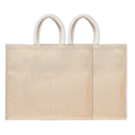 BYFT011812 BYFT Laminated Juco Tote Bag With Gusset Natural Juco Set of 2 A.webp