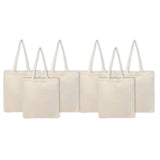 BYFT011813 BYFT 4 Oz Cotton Tote Bag Natural Jute Set of 6.webp