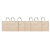 BYFT011819 BYFT Laminated Juco Tote Bag With Gusset Natural Juco Set of 6 A.webp