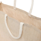 BYFT011819 BYFT Laminated Juco Tote Bag With Gusset Natural Juco Set of 6 C.webp