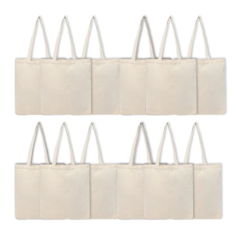 BYFT011820 BYFT 4 Oz Cotton Tote Bag Natural Jute Set of 12.webp