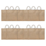BYFT011822 BYFT Laminated Jute Tote Bag With Gusset Natural Jute Set of 12 A.webp
