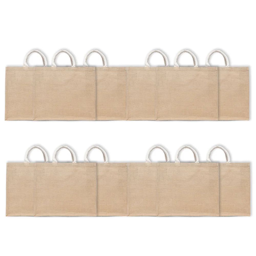 byft laminated jute tote bags with gusset natural reusable eco friendly shopping bag jttbts145176