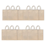 BYFT011825 BYFT Laminated Juco Tote Bag With Gusset Natural Juco Set of 12 A.webp