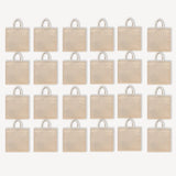 BYFT011832 BYFT Laminated Juco Tote Bag With Gusset Natural Juco Set of 24 A.webp