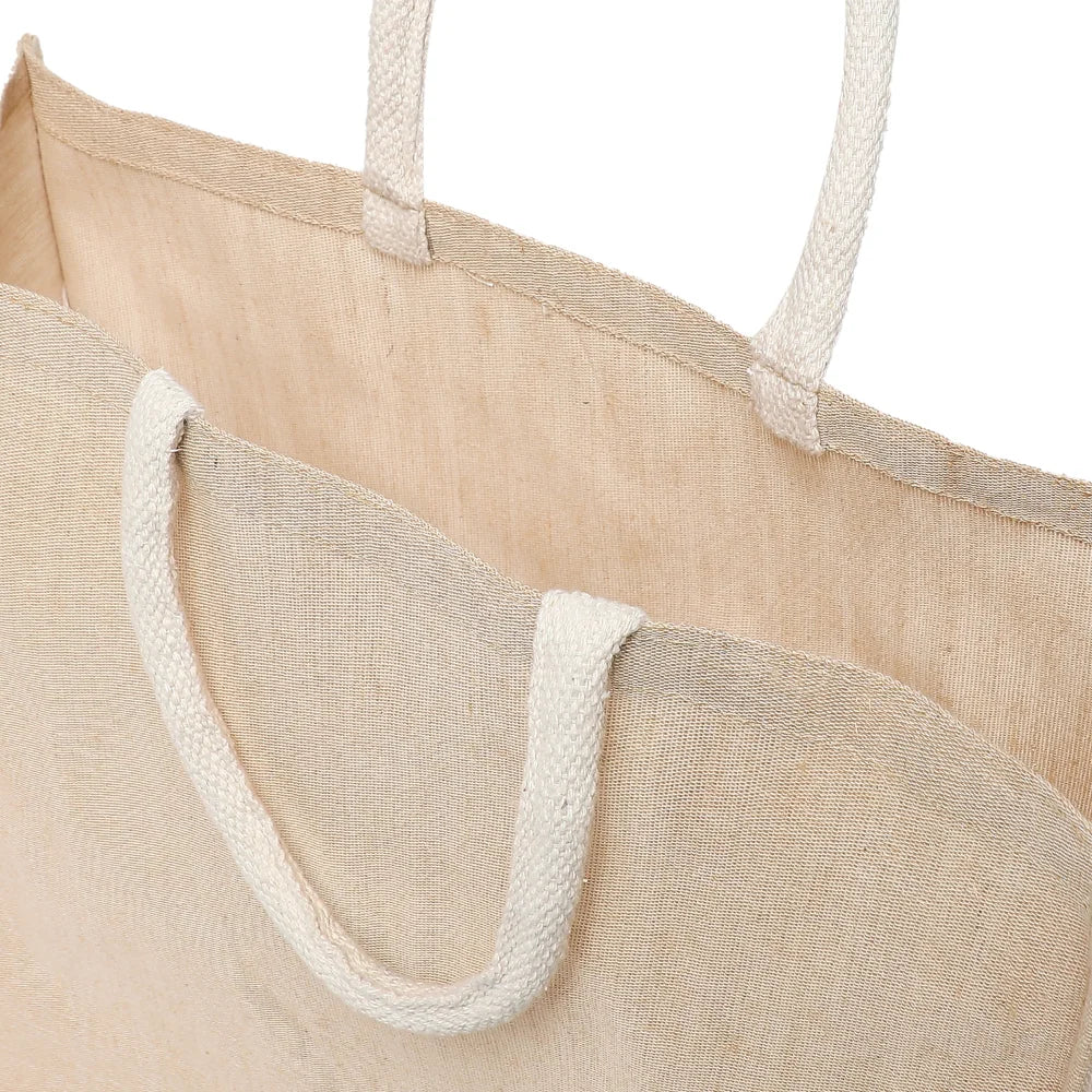 BYFT011833 BYFT Laminated Juco Tote Bag With Gusset Natural Juco Set of 24 C.webp
