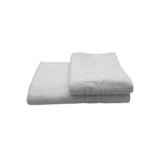 BYFT Magnolia Cotton Towel Set Jacquard Greek Design Luxury - Soft, Absorbent, Quick-Dry Bath Linen