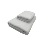 BYFT Magnolia Cotton Towel Set Jacquard Greek Design Luxury - Soft, Absorbent, Quick-Dry Bath Linen