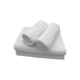 BYFT Magnolia Cotton Towel Set Jacquard Greek Design Luxury - Soft, Absorbent, Quick-Dry Bath Linen