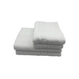 BYFT Magnolia Cotton Towel Set Jacquard Greek Design Luxury - Soft, Absorbent, Quick-Dry Bath Linen