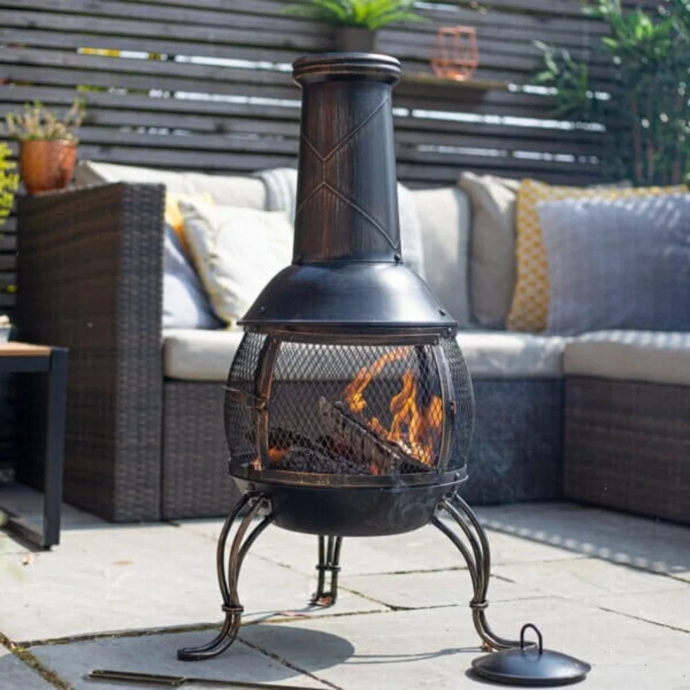 BYFT012102 La Hacienda Leon Mesh Steel Chimenea Large C.webp