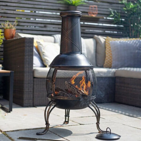 BYFT012102 La Hacienda Leon Mesh Steel Chimenea Large C.webp