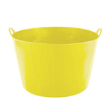 BYFT012284 Red Gorilla Tubs Recycled Black Tubs Extra Large 75L Yellow .webp