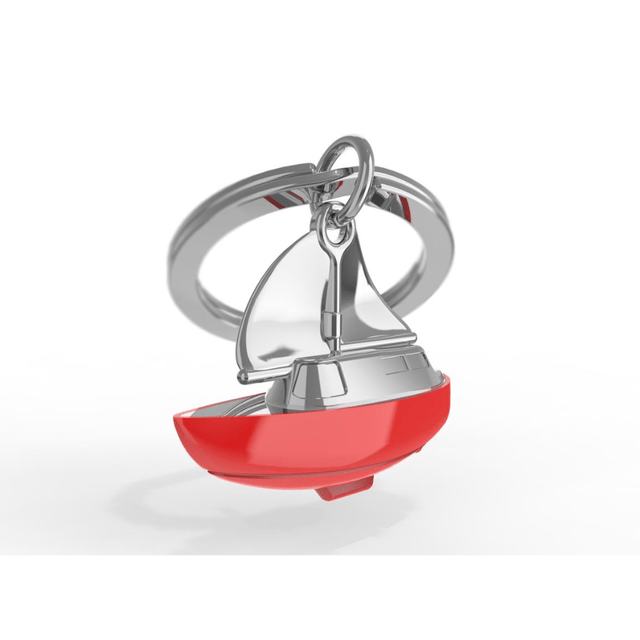 BYFT012866 METALMORPHOSE MTM KEYCHAIN Sailing Boat Multicolor Zinc Alloy Set of 1 MTM052.png