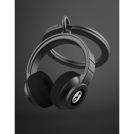 BYFT012868 METALMORPHOSE MTM KEYCHAIN Headophone Black Zinc Alloy Set of 1 MTM074 02 A.png