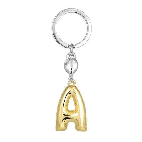 BYFT012870 METALMORPHOSE MTM KEYCHAIN Party Balloon Alphabet A Golden Zinc Alloy Set of 1 MTM10A B.png