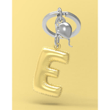 BYFT012873 METALMORPHOSE MTM KEYCHAIN Party Balloon Alphabet E Golden Zinc Alloy Set of 1 MTM10E A.png