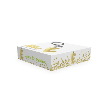 BYFT012873 METALMORPHOSE MTM KEYCHAIN Party Balloon Alphabet E Golden Zinc Alloy Set of 1 MTM10E E.png