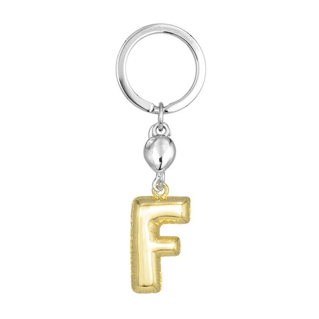 BYFT012874 METALMORPHOSE MTM KEYCHAIN Party Balloon Alphabet F Golden Zinc Alloy Set of 1 MTM10F B.png