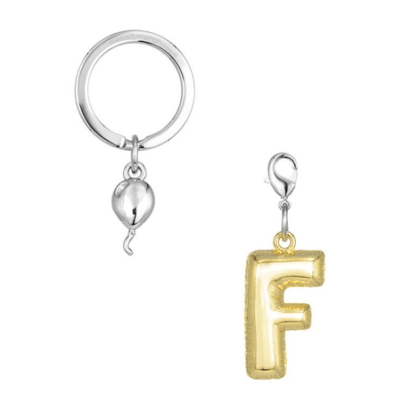 BYFT012874 METALMORPHOSE MTM KEYCHAIN Party Balloon Alphabet F Golden Zinc Alloy Set of 1 MTM10F C.png