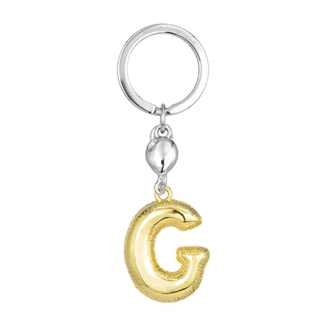 BYFT012875 METALMORPHOSE MTM KEYCHAIN Party Balloon Alphabet G Golden Zinc Alloy Set of 1 MTM10G B.png