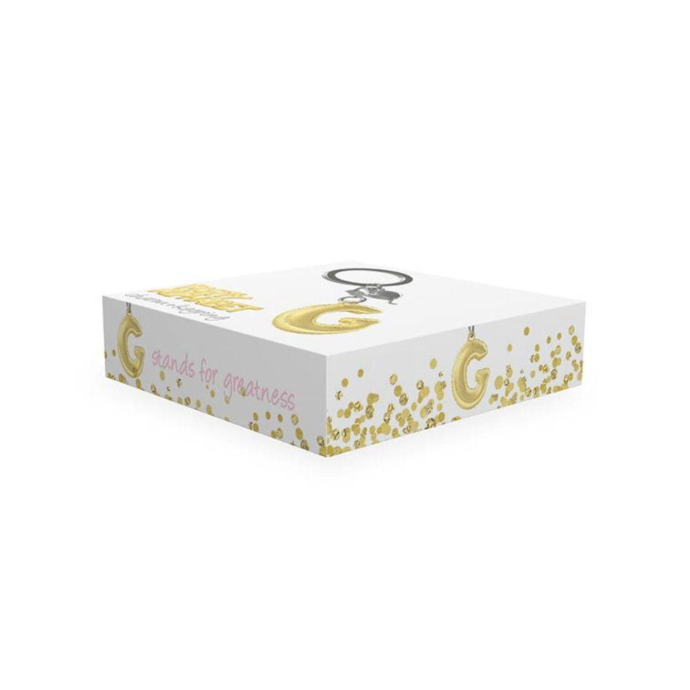 BYFT012875 METALMORPHOSE MTM KEYCHAIN Party Balloon Alphabet G Golden Zinc Alloy Set of 1 MTM10G E.png