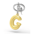 BYFT012875 METALMORPHOSE MTM KEYCHAIN Party Balloon Alphabet G Golden Zinc Alloy Set of 1 MTM10G.png