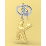 BYFT012878 METALMORPHOSE MTM KEYCHAIN Party Balloon Alphabet K Golden Zinc Alloy Set of 1 MTM10K A.png