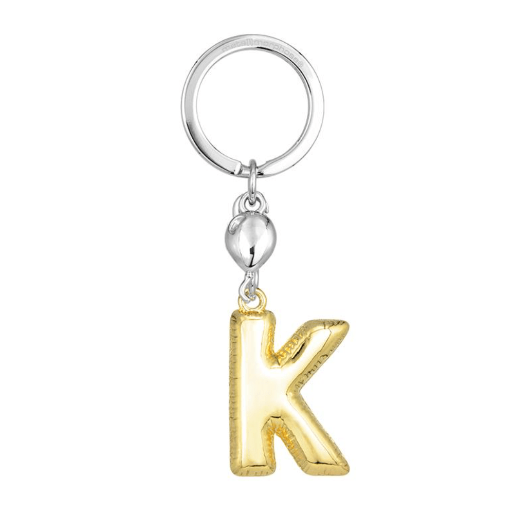 BYFT012878 METALMORPHOSE MTM KEYCHAIN Party Balloon Alphabet K Golden Zinc Alloy Set of 1 MTM10K B.png