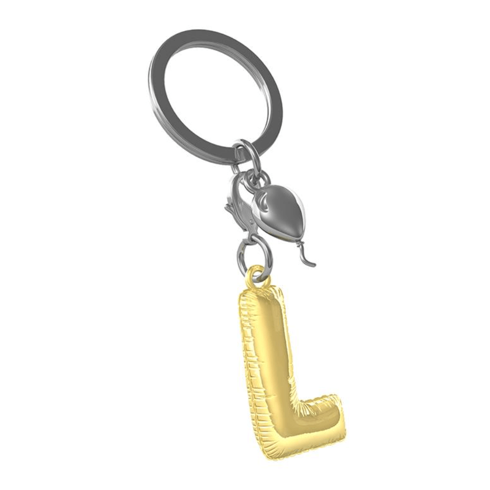 BYFT012879 METALMORPHOSE MTM KEYCHAIN Party Balloon Alphabet L Golden Zinc Alloy Set of 1 MTM10L D.png