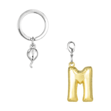 BYFT012880 METALMORPHOSE MTM KEYCHAIN Party Balloon Alphabet M Golden Zinc Alloy Set of 1 MTM10M C.png