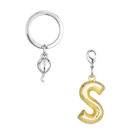 BYFT012882 METALMORPHOSE MTM KEYCHAIN Party Balloon Alphabet S Golden Zinc Alloy Set of 1 MTM10S C.png