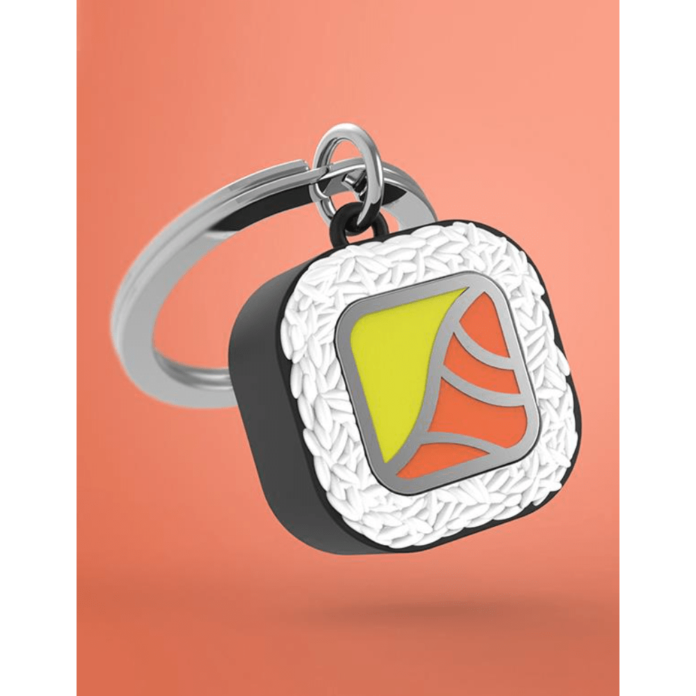 BYFT012887 METALMORPHOSE MTM KEYCHAIN Sushi Multicolor Zinc Alloy Set of 1 MTM136 01 A.png