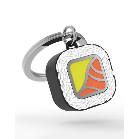 BYFT012887 METALMORPHOSE MTM KEYCHAIN Sushi Multicolor Zinc Alloy Set of 1 MTM136 01.png
