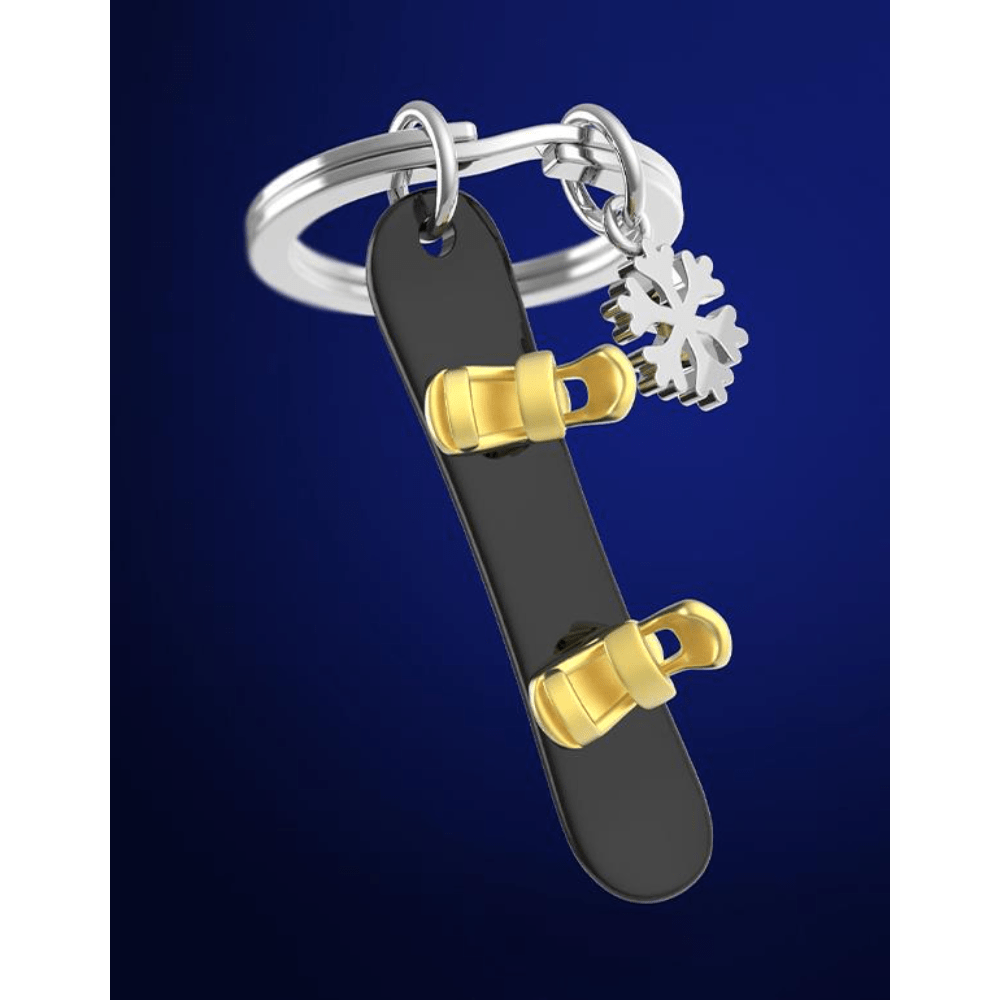 BYFT012890 METALMORPHOSE MTM KEYCHAIN Snowboard Black Zinc Alloy Set of 1 MTM148 01 A.png