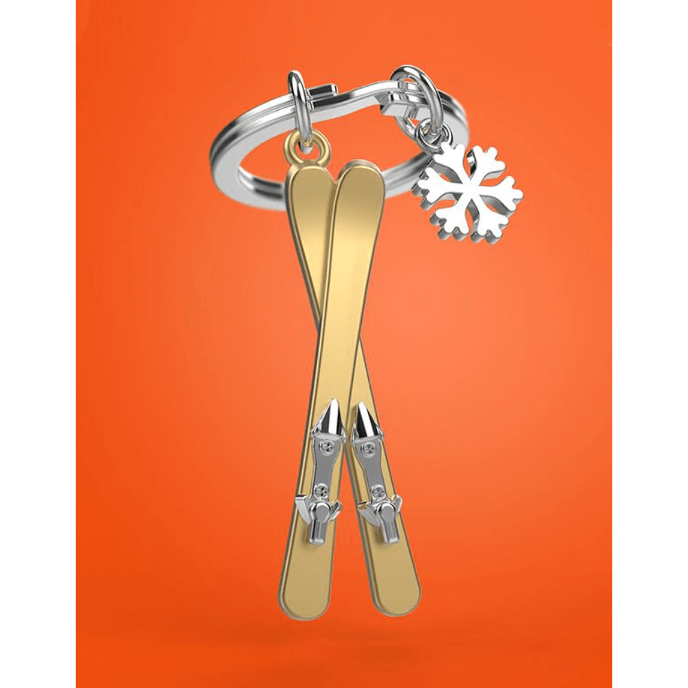 BYFT012893 METALMORPHOSE MTM KEYCHAIN Ski Golden Zinc Alloy Set of 1 MTM151 01 A.png