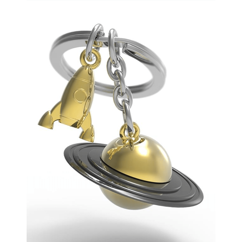 BYFT012899 METALMORPHOSE MTM KEYCHAIN Saturn Rocket Multicolor Zinc Alloy Set of 1 MTM203 01.png