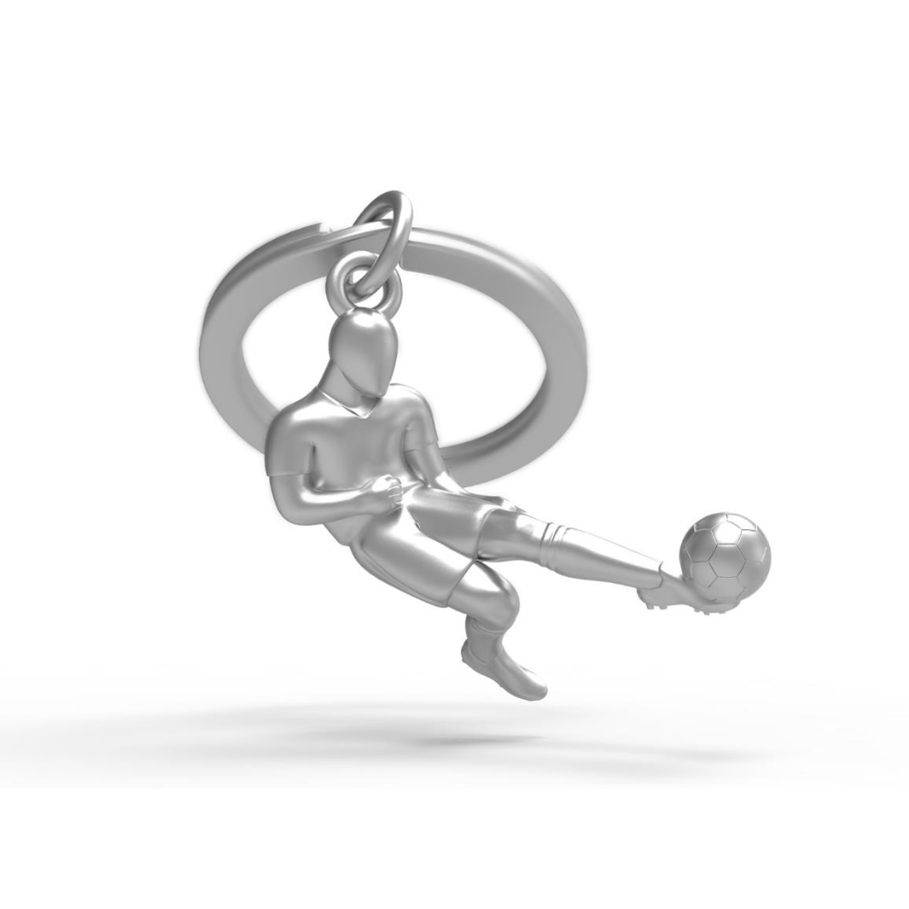 BYFT012903 METALMORPHOSE MTM KEYCHAIN Soccer Design Silver Zinc Alloy Set of 1 MTM281 01.png