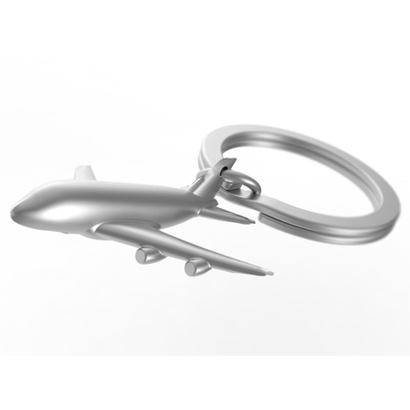 BYFT012904 METALMORPHOSE MTM KEYCHAIN Airliner Silver Zinc Alloy Set of 1 MTM938.png