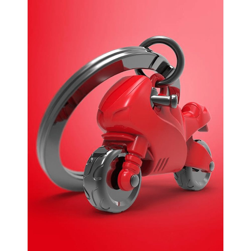 BYFT012906 METALMORPHOSE MTM KEYCHAIN Red Racer Red Zinc Alloy Set of 1 MTM998 A.jpg