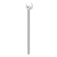 BYFT012908 METALMORPHOSE MTM BOOKMARK Narwhal Silver Zinc Alloy Set of 1 MTMB221 01.png