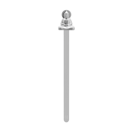BYFT012914 METALMORPHOSE MTM BOOKMARK Buddha Silver Zinc Alloy Set of 1 MTMB239 01.png