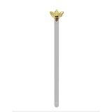 BYFT012915 METALMORPHOSE MTM BOOKMARK Bee Golden Zinc Alloy Set of 1 MTMB242 01.png