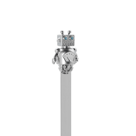 BYFT012918 METALMORPHOSE MTM BOOKMARK Robot Silver Zinc Alloy Set of 1 MTMB249 02 A.png