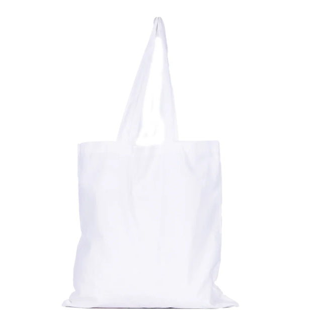 BYFT013992 BYFT White Canvas Flat Tote Bag Plain.webp